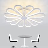 led吸顶灯后现代分段大气客厅卧室灯具花形艺术时尚办公咖啡厅灯