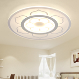 简约现代LED吸顶灯具圆形客厅灯创意主卧室灯温馨遥控儿童房间灯