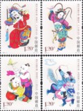 新中国2007-4绵竹木版年画邮票4全新 原胶全品