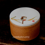 雨彤家居|手绘喜鹊鸟 茶叶罐 景德镇手工陶瓷茶叶罐 收藏品