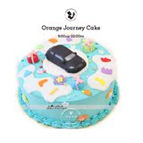 橙路贝果小汽车小朋友生日礼物生日蛋糕创意蛋糕个性定制331802