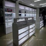 韩式化妆品展柜 面膜柜台 美容院货架 护肤品货柜 化妆品中岛展柜