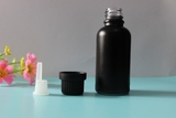 精油瓶滴塞大头盖护肤分装工具 黑色遮光30ML美妆工具DIY空玻璃瓶