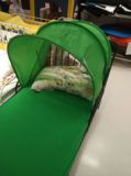 宜家IKEA专业代购勒瓦床蓬绿色 造型儿童房卡通床篷遮光挡风