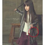 [代购]韩国进口正品童装 2016年秋男女童圆领花纹民族风外套0722