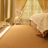 北欧时尚条纹简约家用长条防滑满铺大地毯卧室床边毯客厅茶几定做