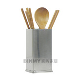 加厚304不锈钢筷子筒 创意筷子笼 沥水筷筒 挂式 厨房收纳餐具架