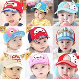 韩版6-12个月婴儿帽子春秋款1-2-4岁女宝宝男童儿童夏季鸭舌帽潮3