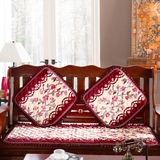 沙发垫客厅组合坐垫布艺实木红木薄款软垫老式通用木椅垫木头冬季