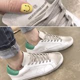 韩国东大门正品代购2016太阳的后裔宋钟基同款绿尾做旧星星脏板鞋