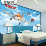 壁画大师大型壁画墙纸客厅卧室儿童房壁纸背景墙男女孩飞机总动员