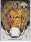 NBA球星卡 2016 卫生巾系列 乔丹克拉克森 10编金折patch球衣卡