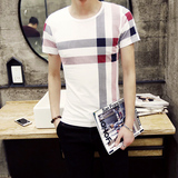 男士短袖 上衣t恤卡宾2016夏季新款男士韩版纯棉印花短袖T恤潮流