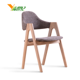 北欧风格 实木椅子 餐椅 A字椅 咖啡厅椅 泰国椅 餐厅椅 休闲椅