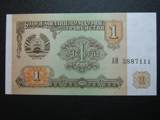 豹子号3887111塔吉克斯坦1卢布1994年全新UNC包真币