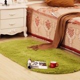 椭圆形地毯客厅简约现代欧式卧室床边可爱榻榻米可手机洗