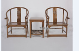 木朵朵家具新中式餐椅子全实木书椅红橡木带扶手椅子