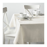IKEA 宜家代购 古尔梅 桌布 花边 白色 145x240cm