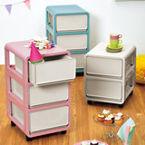 日本进口床头柜 衣物玩具组合柜 抽屉柜收纳柜 整理储物柜 收纳箱
