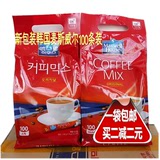 正品包邮 韩国进口麦斯威尔Maxwell原味速溶三合一100条装咖啡粉