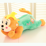 可爱猴子抱枕公仔创意枕头靠垫嘻哈猴悠嘻猴毛绒玩具生日礼物女生