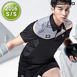 韩国进口短袖佩极羽网男套装国家队比赛专业队服纳米透气黑色限量