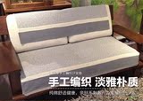 加厚布艺沙发垫宜家现代简约欧式全棉防滑编织沙发垫纯色灰色