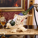 欧式陶瓷红酒架摆件酒柜装饰品客厅装饰红酒展示架结婚礼物包邮