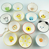 UIKI糖 创意家用餐具儿童卡通可爱粥碗米饭汤碗个性陶瓷碗小碗