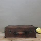复古手提箱拍摄道具箱橱窗软装陈列箱做旧皮箱服装店面摆设装饰