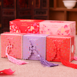 婚庆用品喜糖盒 创意结婚礼盒欧式婚礼回礼糖盒个性喜糖包装盒