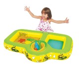 包邮吉龙迪士尼鳄鱼爱洗澡沙盘充气游戏池子JL097212NPF 儿童玩具