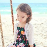 韩国童装女童开衫外套2016夏季新款韩版簿款儿童防晒衣宝宝空调衫