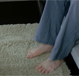 加厚绒毛卧室地毯飘窗垫房间床边毯长条脚垫满铺窗台榻榻垫可定制