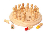 新款记忆棋 希伯特游戏棋牌幼儿园早教亲子教具木制儿童益智玩具