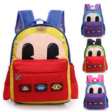 儿童书包幼儿园男3-6周岁韩版汽车机器人双肩包女宝宝卡通小背包