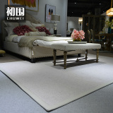 欧式家用客厅地毯茶几地毯沙发地毯卧室满铺地毯定制羊毛地毯纯色