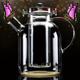 电磁炉全玻璃烧水壶 耐热燕窝壶可加热煮茶壶 超大容量茶壶2000ML
