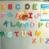 韩国创意冰箱贴 儿童早教益智英文字母磁铁冰箱磁贴 大号黑板磁铁