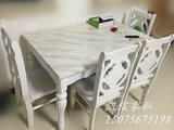 特价长方形理石餐桌小户型餐桌椅组合4人现代简约实木餐台餐椅