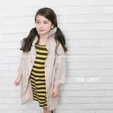 代购THE GREY韩国童装进口正品2016夏款女童中大童防晒衫外套风衣