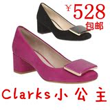英国代购clarks其乐Chinaberry Fun 女鞋粗跟 261178194 26117820