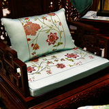定做高档红木沙发坐垫 中式古典实木椅垫 罗汉床加厚海绵垫子刺绣