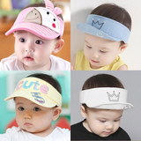 男宝宝夏季防晒帽6-12个月婴儿遮阳帽小孩空顶帽凉帽女儿童太阳帽