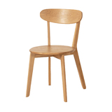 日式白橡木餐椅实木餐椅餐椅咖啡休闲椅简约现代书桌椅简约时尚