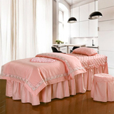 韩版纯棉美容美体床罩四件套 全棉美容院按摩床罩可定做包邮特价