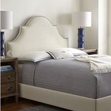 布床美式床现代北欧床1.8米软床公主床家具法式双人床欧式布艺床