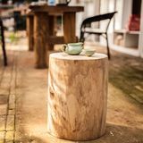 特价木墩子根雕底座大板茶桌茶几配凳香樟木墩凳子树根