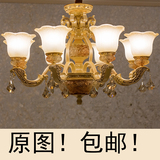 新品发布经典欧式吊灯 树脂法式客厅灯入户灯 复古欧式水晶别墅灯
