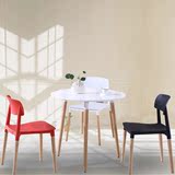 才子椅实木简约欧式餐椅咖啡椅设计师椅子创意家具北欧风格靠背椅